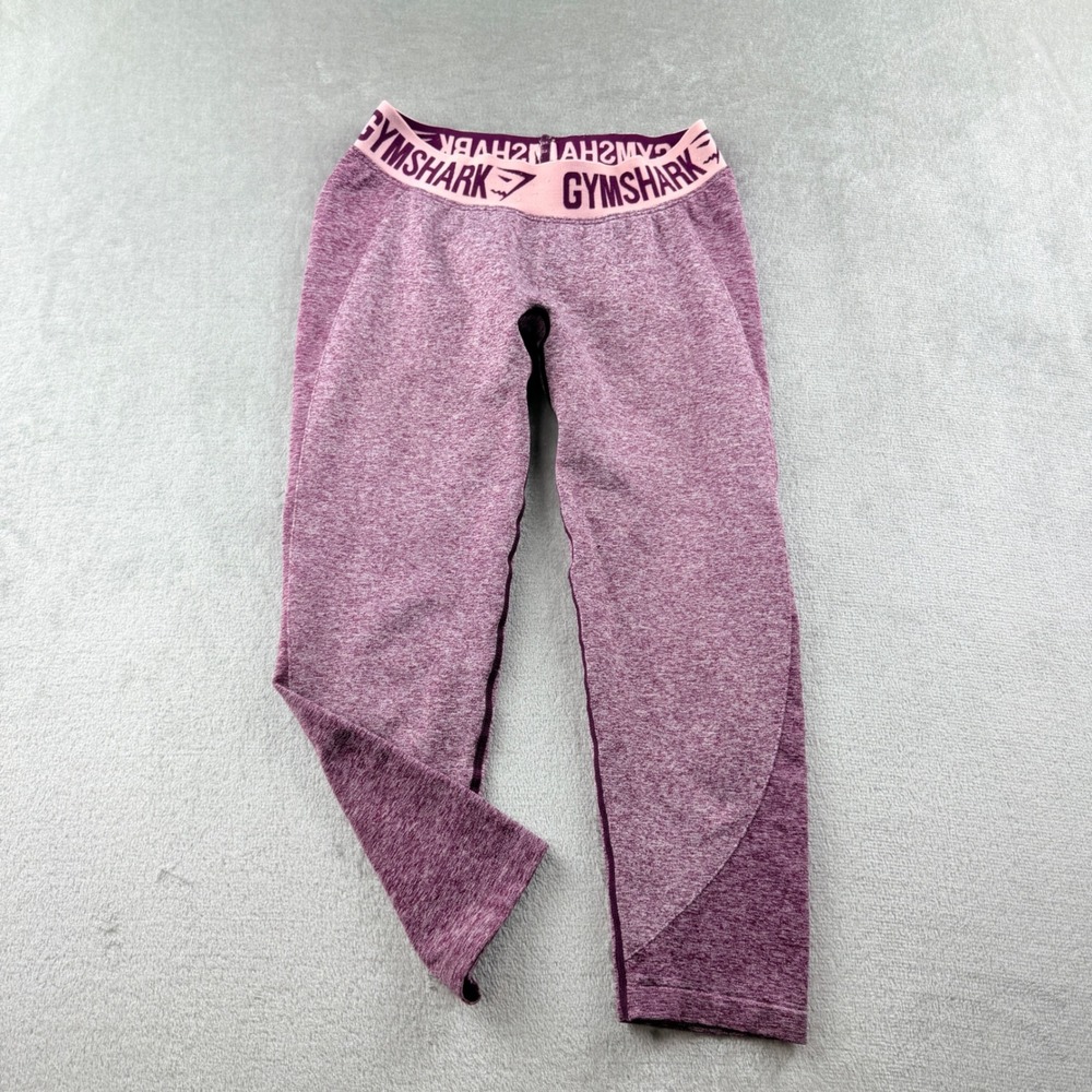 Gymshark Women's Small Flex High Waisted Seamless Leggings Purple Pink Marl